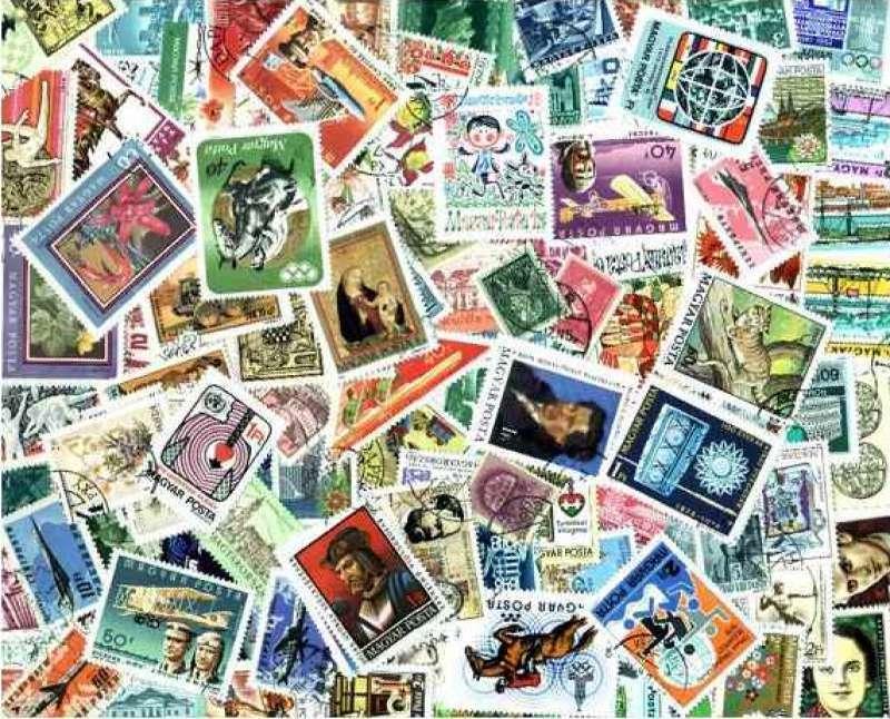 Hungary Stamp Collection - 500 Different Large Pictorials Stamps