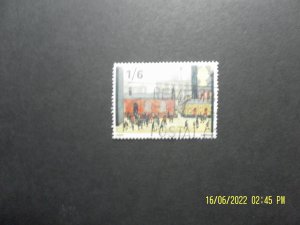 franked Lowry Painting 1/6 Pre Decimal Stamp Royal Mail 1967, Excellent