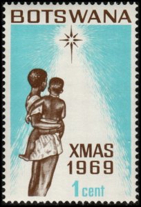 Botswana 54 - Mint-NH - 1c Christmas / Star (1969)