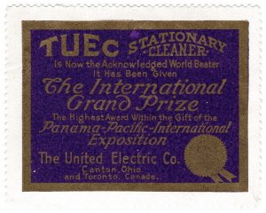 (I.B) US Cinderella : Panama-Pacific Exposition (Tuec Stationary Cleaner)