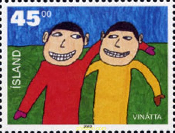 132345 MNH ISLANDIA 2003 AMISTAD