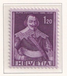 Switzerland   #276a  MNH 1958  Jenatsch 1.20fr