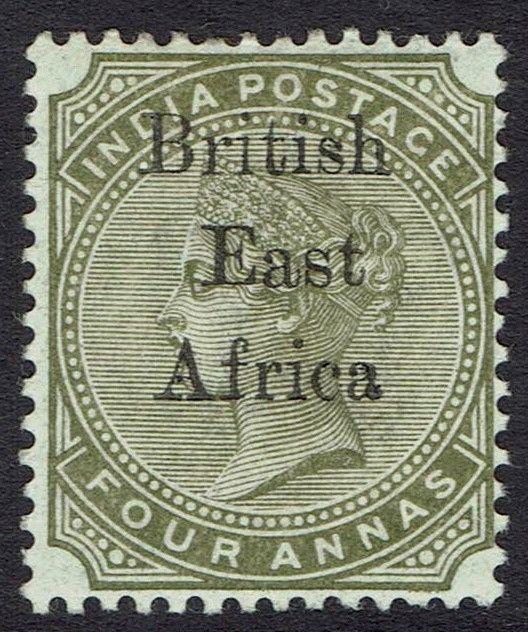 BRITISH EAST AFRICA 1895 QV INDIA 4A 