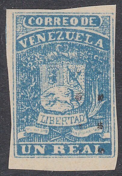 VENEZUELA  An old forgery of a classic stamp.............................D487