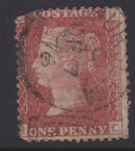 Great Britain QV Sc#33 Used Letters HC Faulty