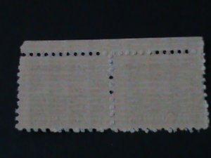 ​CUBA-1952-SC#RA16-COMMUNICATION BUILDING -VF MNH PAIR-IMPERF BETWEEN STAMPS