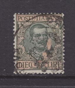 Italy Sc 114 used 1910 10l Victor Emmanuel II