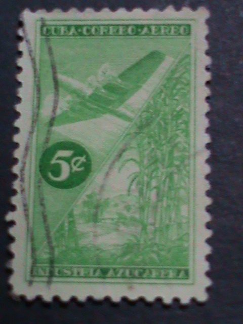 ​CUBA-AIRMIAL- VERY OLD CUBA AIR PLANES STAMPS USED- VF WE SHIP TO WORLD WIDE