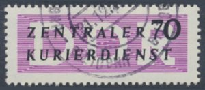 German Democratic Republic  SC# O36 Official 1956  CTO  see details & scans