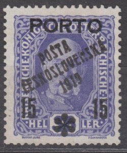 Czechoslovakia Scott #B61 1919 MH