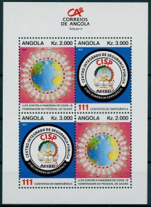 Angola 2021 MNH Medical Stamps Corona Tribute to Health Workers 111 4v M/S