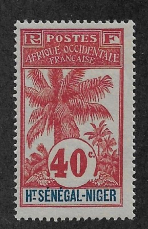 Upper Senegal & Niger 1906, 40c Scott # 11,VF-XF MLH*OG (SP-3)