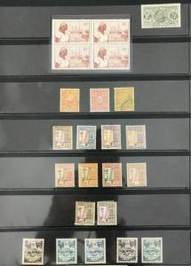 EDW1949SELL : FRENCH COLONIES Old Time Mint & Used collection. Nicely displayed.