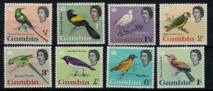 Gambia 1963 SG193-200 QEII - Birds - Short Set - MNH