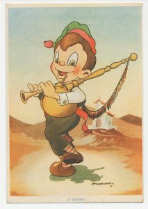 Postal stationery Portugal Bagpiper