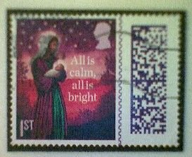 Great Britain, Stanley Gibbons 5101, used(o), 2023, Christmas: Angel, 1st-matrix