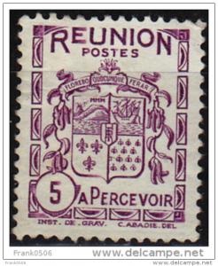 Reunion Island 1933, Postage Due, 5c, MH