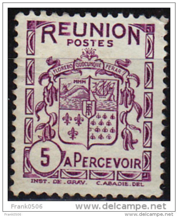 Reunion Island 1933, Postage Due, 5c, MH