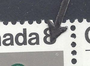 Canada # 578a VF MINT NH 2 PRINT ERRORS BS18890