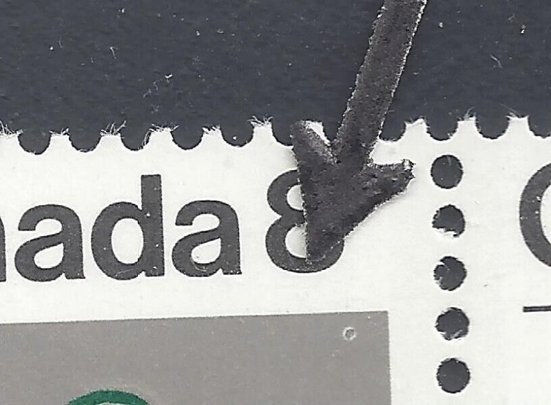 Canada # 578a VF MINT NH 2 PRINT ERRORS BS18890