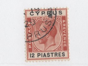 CYPRUS 1924 #105 128i 12pi an attractive used example