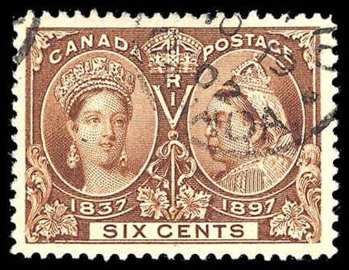 CANADA-f-a-1851-1899 ISSUES (TO 88c) 55 Used (ID # 86730)