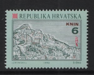 Croatia   #107  MNH  1992 Cities and landmarks  6d