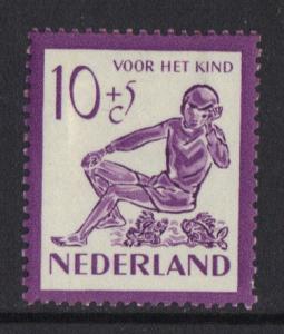 Netherlands  #B241  MH  1950  Child welfare 10 c