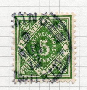 Wurttemberg 1906-16 Early Issue fine used Shade 5pf. 291228