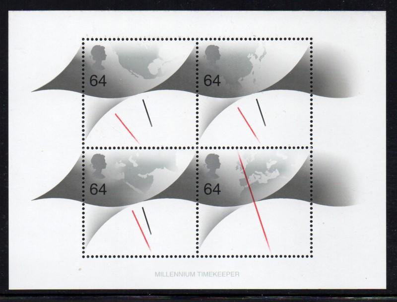 Great Britain Sc 1889 1999 Millennium stamp sheet mint NH