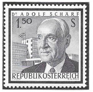 Austria #741 MH Single