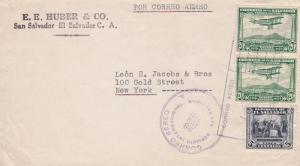 Bolivia to New York City, Airmail, 1931, (21534)