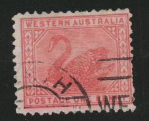 Western Australia Scott 90e Used 1905 perf 11