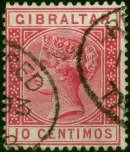 Morocco Agencies Tangier 1889 10c Carmine SGZ142 Fine Used