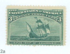 United States #232 Mint (NH) Single