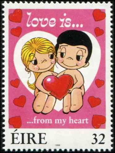 Ireland SC# 1097 love is 32p  MNH