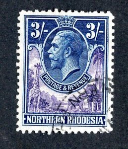 7603 BCX North. Rhodesia 1925 Scott# 13 used