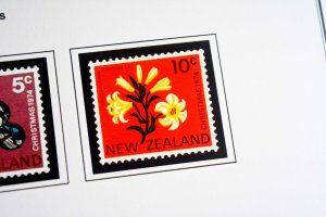 COLOR PRINTED NEW ZEALAND 1967-1989 STAMP ALBUM PAGES (93 illustrated pages)