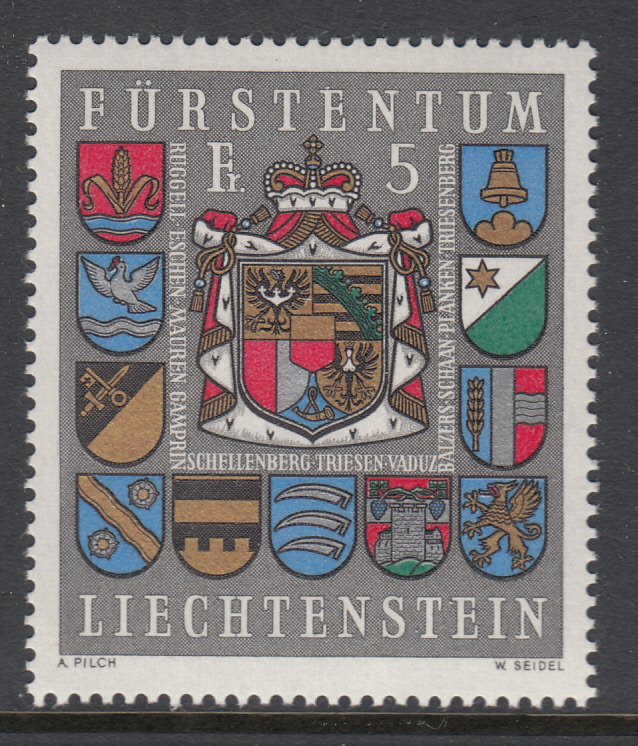 Liechtenstein 533 Coat of Arms MNH VF