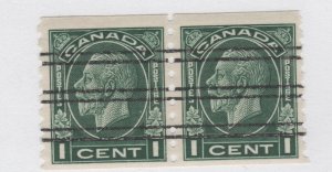 CANADACA #205xx one cent coil Fine line pair precancel CV$70