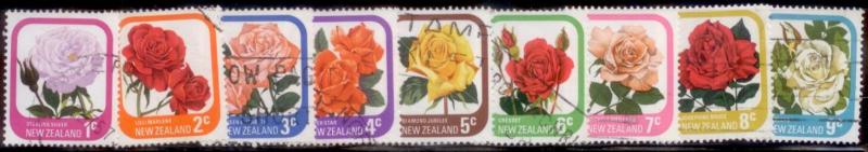 New Zealand 1975 SC# 584-92 Used L282-3