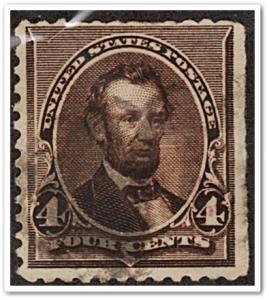 SC#222 4¢ Lincoln (1890) Used