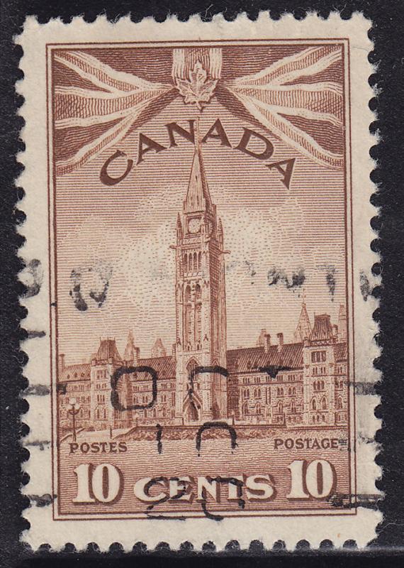 Canada 257 KGVI WWII War Issue, Parliament 1942