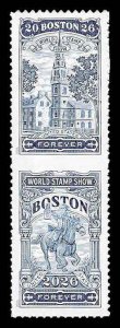 PCBstamps  US #6029/6030a Pair $1.56(2{78c}) Boston Stamp Show, MNH, (9)