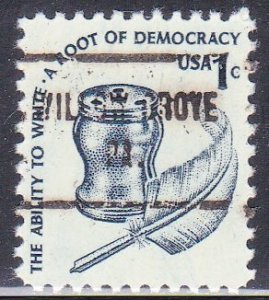 Precancel - Willow Grove, PA PSS 713 - Better Town and Type Issue