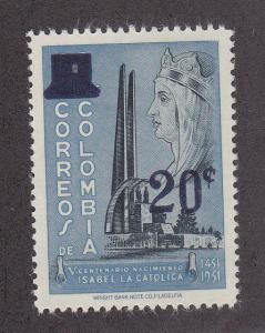 Colombia Scott #623 MH