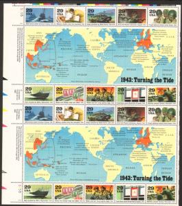 US #2765 Mint Sheet WWII Turning the Tide 