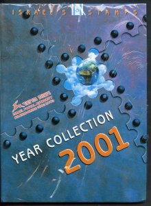 ISRAEL 2001 COMPLETE TAB COLLECTION WITH S/S,IF ISSUED, MINT NH