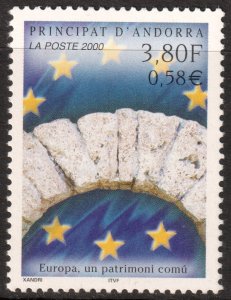 Andorra (French) #528  MNH - Europe Common Heritage (2000)