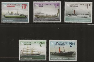 New Zealand 2421-25   2012  set  5  VF  Mint  NH